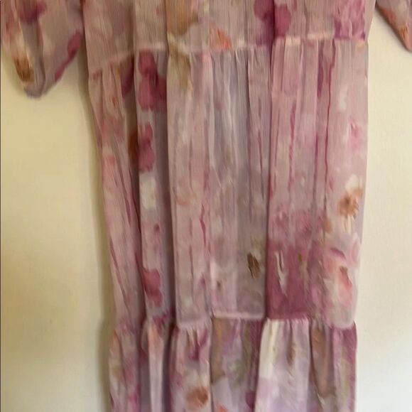 MELLODAY Pink Puff Sleeve Mini Dress (Missing inner dress) - Picture 16 of 16